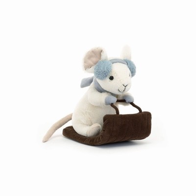 Jellycat Merry Mouse Sleighing New Zealand | KLMUA6408